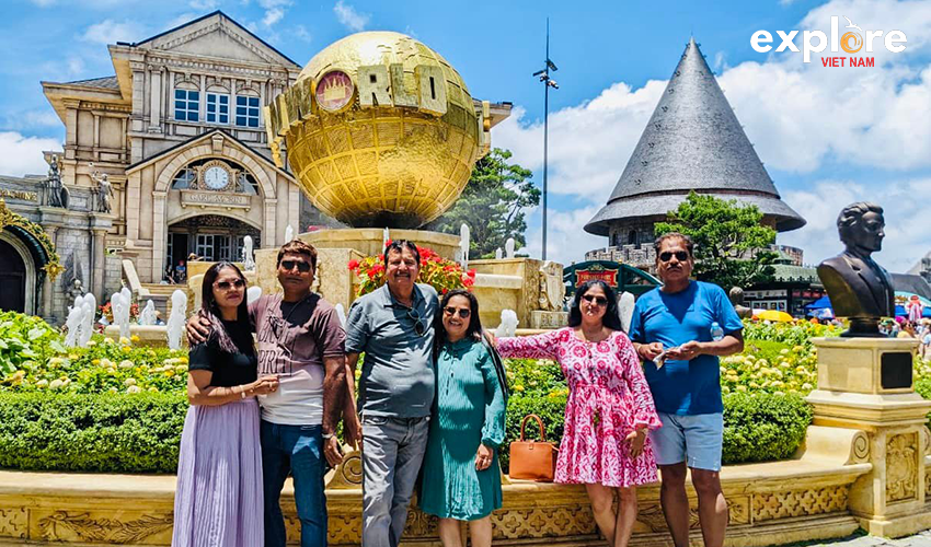 Explore Vietnam golden bridge