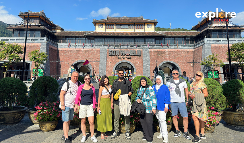 Explore Vietnam golden bridge